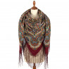 PAVLOVO POSAD RUSSIAN SHAWL 148x148 cm 58x58" 100% Wool Scarf Wrap 1857-6