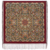 PAVLOVO POSAD RUSSIAN SHAWL 148x148 cm 58x58" 100% Wool Scarf Wrap 1857-6