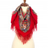 AUTHENTIC PAVLOVO POSAD SHAWL RUSSIAN SCARF 100% WOOL KERCHIEF 89x89 cm 1690-5