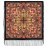 PAVLOVO POSAD RUSSIAN SHAWL 148x148 cm 58x58" 100% Wool Scarf Wrap 1122-16