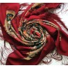 PAVLOVO POSAD RUSSIAN SHAWL 125x125 cm 49x49" 100% Wool Scarf Wrap 1827-6