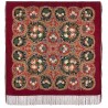 PAVLOVO POSAD RUSSIAN SHAWL 125x125 cm 49x49" 100% Wool Scarf Wrap 1827-6