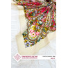 PAVLOVO POSAD RUSSIAN SHAWL 148x148 cm 58x58 inches 100% Wool Scarf Woolen Wrap Kintted Silk Fringe 1992-3