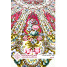 PAVLOVO POSAD RUSSIAN SHAWL 148x148 cm 58x58 inches 100% Wool Scarf Woolen Wrap Kintted Silk Fringe 1992-3
