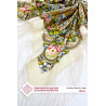 PAVLOVO POSAD RUSSIAN SHAWL 148x148 cm 58x58 inches 100% Wool Scarf Woolen Wrap Kintted Silk Fringe 1992-4