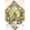 PAVLOVO POSAD RUSSIAN SHAWL 148x148 cm 58x58 inches 100% Wool Scarf Woolen Wrap Kintted Silk Fringe 1992-2