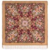 PAVLOVO POSAD RUSSIAN SHAWL 125x125 cm 49x49" 100% Wool Scarf Wrap 1835-1
