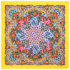 PAVLOVO POSAD RUSSIAN SHAWL 125x125 cm Woolen Scarf 49x49 inches 100% Wool Wrap 2037-2