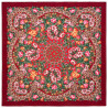 PAVLOVO POSAD RUSSIAN SHAWL 125x125 cm Woolen Scarf 49x49 inches 100% Wool Wrap 2037-6