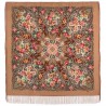 PAVLOVO POSAD RUSSIAN SHAWL 125x125 cm 49x49" 100% Wool Scarf Wrap 1835-2