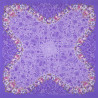 RUSSIAN PAVLOVO POSAD 100% SILK RUSSIAN SHAWL SCARF WRAP SUMMER 130x130 cm 1630-15