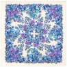 PAVLOVO POSAD RUSSIAN SHAWL 72x72 cm 28x28 inches 100% Wool Scarf 2058-1