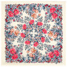 PAVLOVO POSAD RUSSIAN SHAWL 72x72 cm 28x28 inches 100% Wool Scarf 2058-2