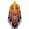 Collectible Exclusive ORIGINAL PAVLOVO POSAD RUSSIAN SHAWL 148x148 cm 58x58" 100% Wool Scarf Wrap 2137-15