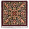 PAVLOVO POSAD RUSSIAN SHAWL 125x125 cm 49x49" 100% Wool Scarf Wrap 1835-6