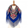 ORIGINAL PAVLOVO POSAD RUSSIAN SHAWL 89x89 cm 35x35 inches 100% Wool Scarf Silk Fringe Wrap 1559-14