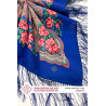 ORIGINAL PAVLOVO POSAD RUSSIAN SHAWL 89x89 cm 35x35 inches 100% Wool Scarf Silk Fringe Wrap 1559-14
