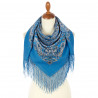 PAVLOVO POSAD RUSSIAN SHAWL 89x89 cm 35x35 inches 100% Wool Scarf Silk Fringe Wrap 1638-13