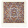 ORIGINAL PAVLOVO POSAD RUSSIAN SHAWL 89x89 cm 35x35 inches 100% Wool Scarf Silk Fringe Wrap 1836-0