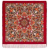 PAVLOVO POSAD RUSSIAN SHAWL 125x125 cm 49x49" 100% Wool Scarf Wrap 1851-5
