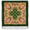 ORIGINAL PAVLOVO POSAD RUSSIAN SHAWL 89x89 cm 35x35 inches 100% Wool Scarf Wrap 1843-10