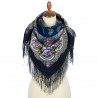ORIGINAL PAVLOVO POSAD RUSSIAN SHAWL 89x89 cm 35x35 inches 100% Wool Scarf Wrap 1843-14