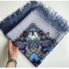 PAVLOVO POSAD RUSSIAN SHAWL 125x125 cm 49x49" 100% Wool Scarf Wrap 1862-1