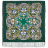 ORIGINAL PAVLOVO POSAD RUSSIAN SHAWL 89x89 cm 35x35 inches 100% Wool Scarf Wrap 1844-9