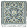 ORIGINAL PAVLOVO POSAD RUSSIAN SHAWL 89x89 cm 35x35 inches 100% Wool Scarf Wrap 1850-1