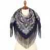 ORIGINAL PAVLOVO POSAD RUSSIAN SHAWL 89x89 cm 35x35 inches 100% Wool Scarf Wrap 1850-15