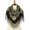 ORIGINAL PAVLOVO POSAD RUSSIAN SHAWL 89x89 cm 35x35 inches 100% Wool Scarf Wrap 1850-17