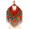ORIGINAL PAVLOVO POSAD RUSSIAN SHAWL 89x89 cm 35x35 inches 100% Wool Scarf Wrap 1898-51