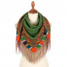 ORIGINAL PAVLOVO POSAD RUSSIAN SHAWL 89x89 cm 35x35 inches 100% Wool Scarf Wrap 1898-52