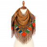 ORIGINAL PAVLOVO POSAD RUSSIAN SHAWL 89x89 cm 35x35 inches 100% Wool Scarf Wrap 1898-53