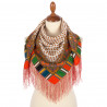 ORIGINAL PAVLOVO POSAD RUSSIAN SHAWL 89x89 cm 35x35 inches 100% Wool Scarf Wrap 1898-54