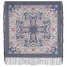 ORIGINAL PAVLOVO POSAD RUSSIAN SHAWL 89x89 cm 35x35 inches 100% Wool Scarf Wrap 1946-1