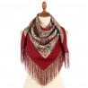 ORIGINAL PAVLOVO POSAD RUSSIAN SHAWL 89x89 cm 35x35 inches 100% Wool Scarf Wrap 1946-6