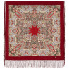 ORIGINAL PAVLOVO POSAD RUSSIAN SHAWL 89x89 cm 35x35 inches 100% Wool Scarf Wrap 1946-6