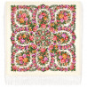 ORIGINAL PAVLOVO POSAD RUSSIAN SHAWL 89x89 cm 35x35 inches 100% Wool Scarf Wrap 1957-2