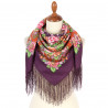 ORIGINAL PAVLOVO POSAD RUSSIAN SHAWL 89x89 cm 35x35 inches 100% Wool Scarf Wrap 1957-7