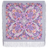 ORIGINAL PAVLOVO POSAD RUSSIAN SHAWL 89x89 cm 35x35 inches 100% Wool Scarf Wrap 1994-1