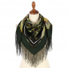 ORIGINAL PAVLOVO POSAD RUSSIAN SHAWL 89x89 cm 35x35 inches 100% Wool Scarf Wrap 200-10