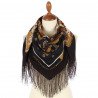 ORIGINAL PAVLOVO POSAD RUSSIAN SHAWL 89x89 cm 35x35 inches 100% Wool Scarf Wrap 200-17
