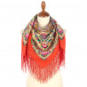 ORIGINAL PAVLOVO POSAD RUSSIAN SHAWL 89x89 cm 35x35 inches 100% Wool Scarf Wrap 2003-3