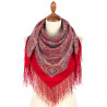 ORIGINAL PAVLOVO POSAD RUSSIAN SHAWL 89x89 cm 35x35 inches 100% Wool Scarf Wrap 2006-5