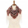 ORIGINAL PAVLOVO POSAD RUSSIAN SHAWL 89x89 cm 35x35 inches 100% Wool Scarf Wrap 2006-0
