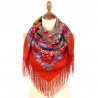 ORIGINAL PAVLOVO POSAD RUSSIAN SHAWL 89x89 cm 35x35 inches 100% Wool Scarf Wrap 2009-4