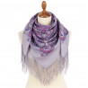 ORIGINAL PAVLOVO POSAD RUSSIAN SHAWL 89x89 cm 35x35 inches 100% Wool Scarf Wrap 2043-1