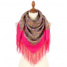 ORIGINAL PAVLOVO POSAD RUSSIAN SHAWL 89x89 cm 35x35 inches 100% Wool Scarf Wrap 2043-5