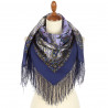 ORIGINAL PAVLOVO POSAD RUSSIAN SHAWL 89x89 cm 35x35 inches 100% Wool Scarf Wrap 2046-1